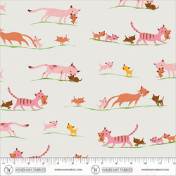 Marching Cats in Cream