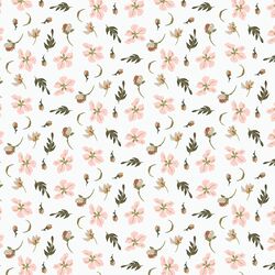 Small Floral in Bisque