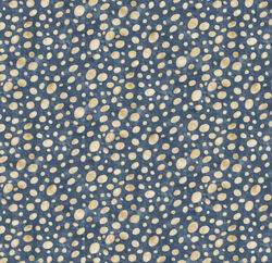 Mushroom Dot in Denim