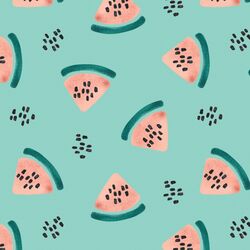 Watermelon in Pool