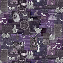 Collage in Dark Lilac