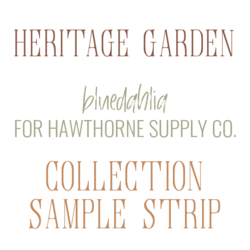 Heritage Garden Sample Strip