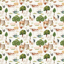Little Farm Animals in Cream