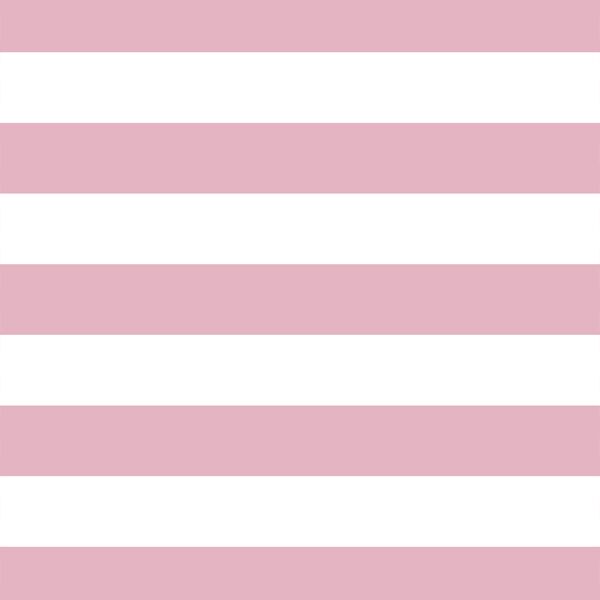 Horizontal Play Stripe in Carnation