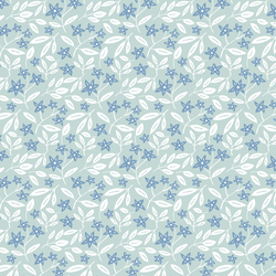 Garden in Soft Aqua