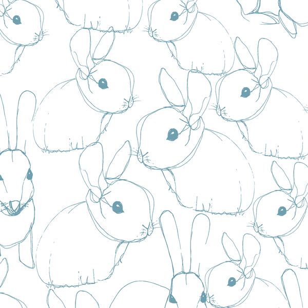 Large Bunny Sketches in Rain