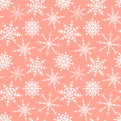 Snowflakes in Rosy
