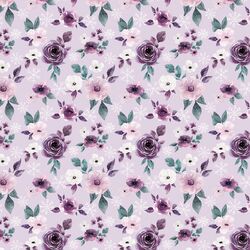Little Floral Flurries in Sugar Plum