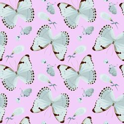 Forest Butterflies in Verbena