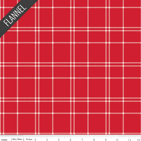 Plaid Flannel in Tomato