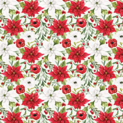 Little Holiday Floral in Snow