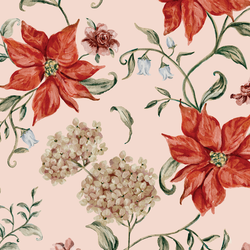 Large Poinsettia Dreams in Rose