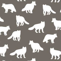 Fox Silhouette in Stone