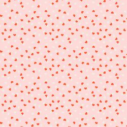 Little Confetti Hearts in Coconut Ice Pink