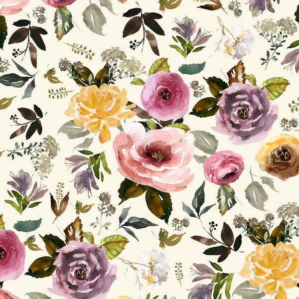 English Garden in Ivory