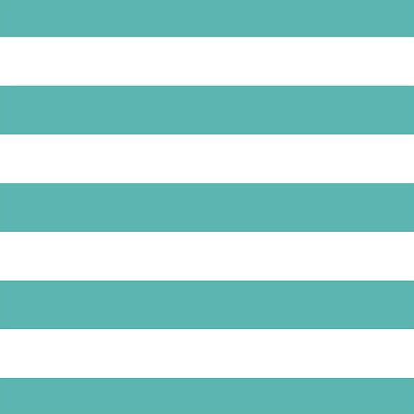 Horizontal Play Stripe in Seafoam