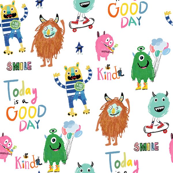 Colorful Monster Quotes in Multi