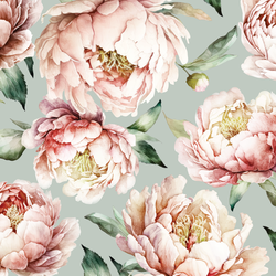 Large Peony Lane in Moss