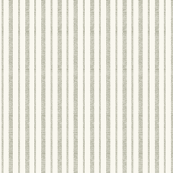 Stacked Stripe in Olive Green on Ivory