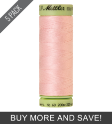 Parfait Pink (9240-0085) - Silk Finish Cotton 60wt - 220 Yards (5 Pack)