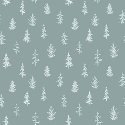 Winter Forest in Spruce
