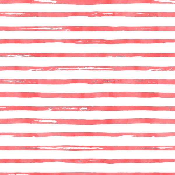 Watercolor Stripes in Peppermint