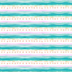 Icing Stripe in Aqua Blue