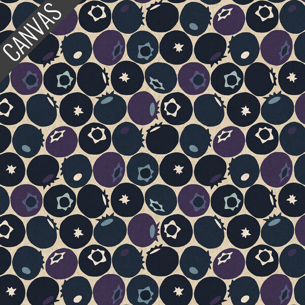 Blueberry Canvas in Blueberry Hill Unbleached
