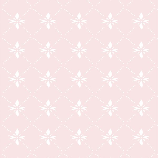 Quilted Snowflake in Ice Blush