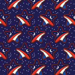 Cosmic Stars in Navy