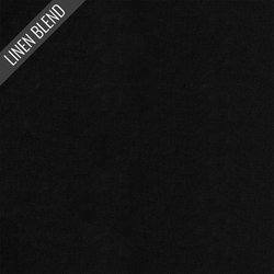 Solid Linen Blend in Black