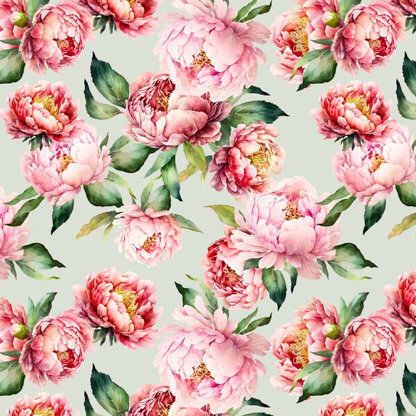 Lovely Blooms in Fresh Mint