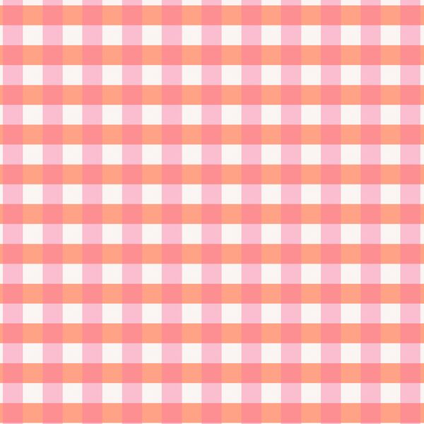 Vibrant Gingham in Melon