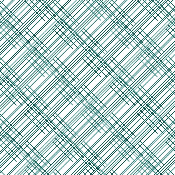 Thatched in Emerald on White