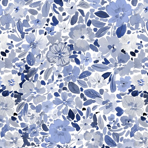 Petal Party in Indigo