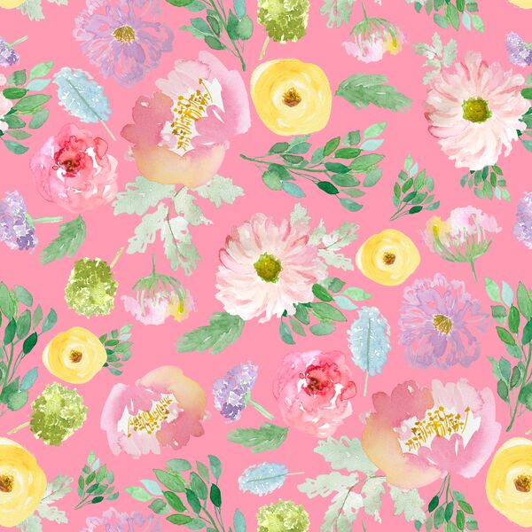 Spring Blooms in Gerbera Pink