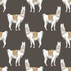 Llamas in Brown