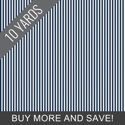 1/8" Stripe in Navy - 10 Yard Bolt
