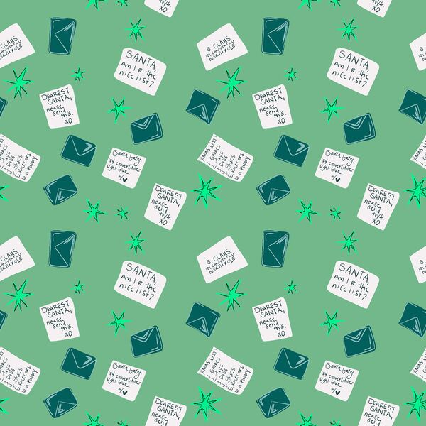 Letters to Santa in Spearmint