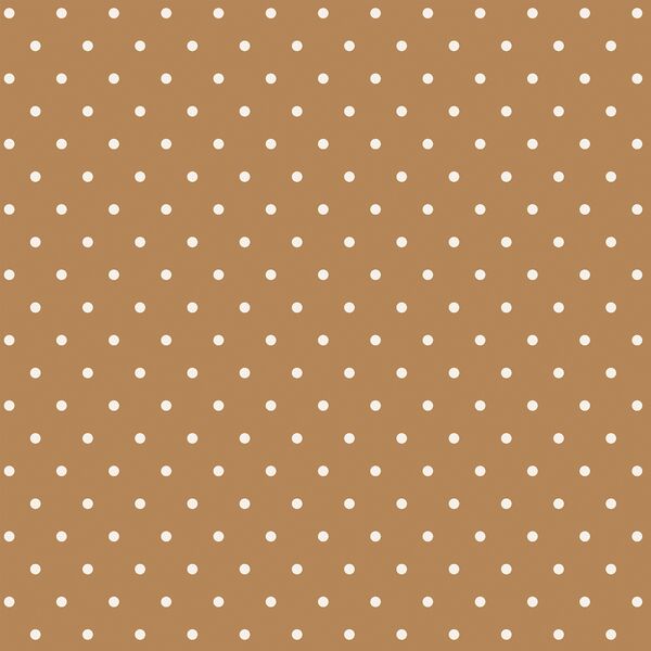 Simple Polka Dots in Caramel
