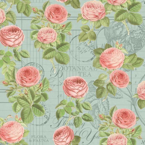Flora in Teal