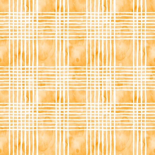 Watercolor Plaid in Flame