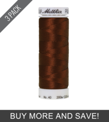 Coffee Bean (3406-1344) - Poly Sheen - 220 Yards (3 Pack)