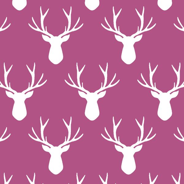Stag Silhouette in Azalea