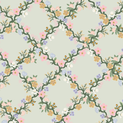 Floral Trellis in Green