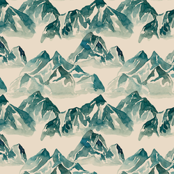 Mountain Range in Wild