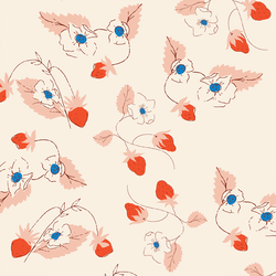 Berry Tendrils in Rouge