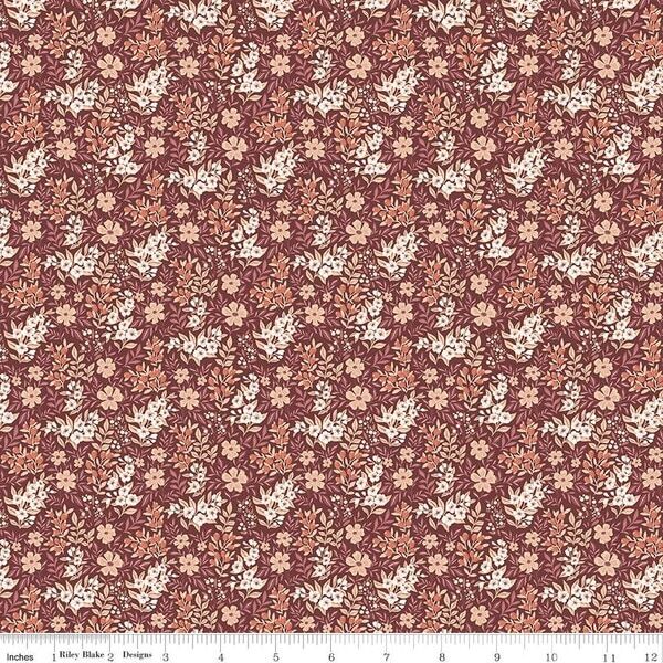 Ditsy Floral in Marsala