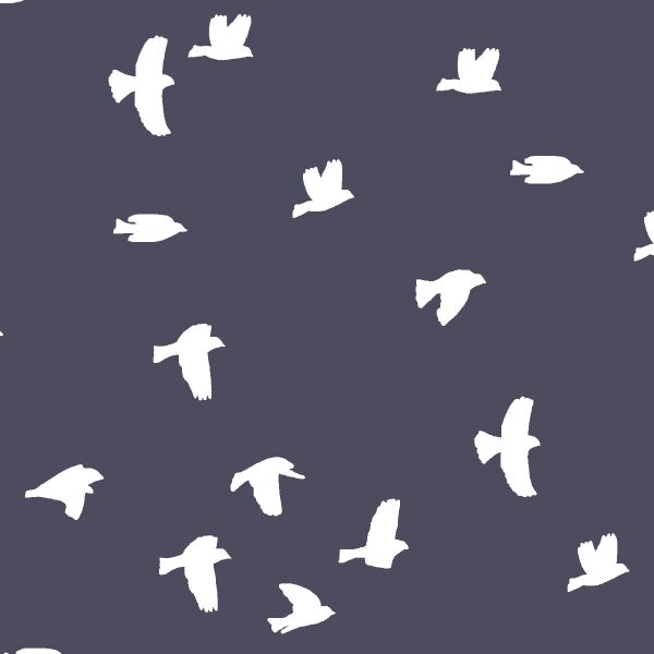 Flock Silhouette in Ink