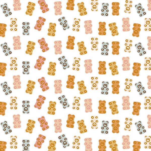 Gummy Bears in White